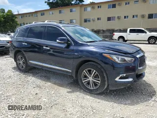 2020 Infiniti QX60 Luxe with VIN 5N1DL0MM9LC538281, listed as a Copart auction lot 65628914 with 130,337 mi miles and Non repairable. Bid and sale history available at DreamBid. Image 4.