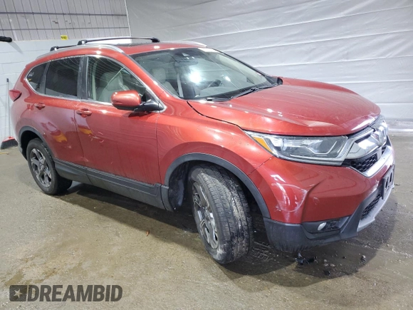 2017 Honda CR-V EX-L with VIN 5J6RW2H82HL066890, listed as a Copart auction lot 47767755 with 100,026 mi miles and Salvage Title. Bid and sale history available at carsss.com. Image 4.