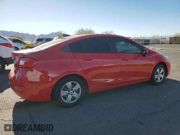 2018 Chevrolet Cruze LS with VIN 1G1BC5SM4J7224242, listed as a Copart auction lot 41511795 with 63,646 mi miles and Salvage Title. Bid and sale history available at DreamBid. Image 3.