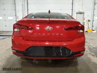 2019 Hyundai Elantra Preferred with VIN KMHD84LF7KU859840, listed as a Copart auction lot 47560265 with 75,166 mi miles and Salvage Title. Bid and sale history available at carsss.com. Image 6.