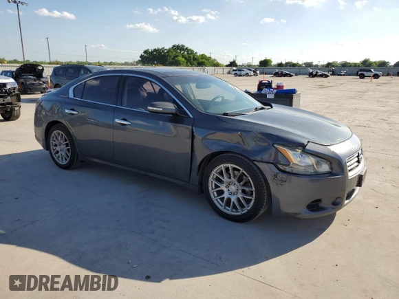 2013 Nissan Maxima SV with VIN 1N4AA5AP9DC800946, listed as a Copart auction lot 53833615 with 157,658 mi miles and Salvage Title. Bid and sale history available at DreamBid. Image 4.