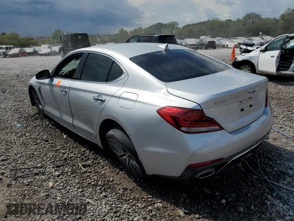 2019 Genesis G70 Advanced z VIN KMTG54LE3KU016950, wystawiony jako Copart lot #69569504 z przebiegiem 33 301 mil mil oraz Szkoda całkowita • Salvage title. Historia ofert i sprzedaży dostępna na DreamBid. Obrazek 2.