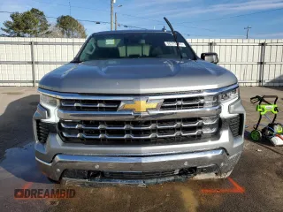 2024 Chevrolet Silverado 1500 LTZ with VIN 1GCUDGE82RZ388659, listed as a Copart auction lot 88342505 with 10,333 mi miles and Salvage Title. Bid and sale history available at DreamBid. Image 5.