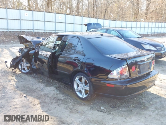 2005 Lexus IS 300 Sport with VIN JTHBD192750101114, listed as a IAAI auction lot 41652768 with Not Provided miles. Bid and sale history available at carsss.com. Image 3.