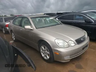 2001 Lexus GS 300 with VIN JT8BD69SX10139699, listed as a Copart auction lot 53779615 with 163,423 mi miles and Salvage Title. Bid and sale history available at DreamBid. Image 4.