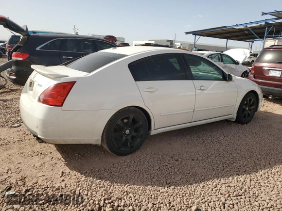 2008 Nissan Maxima 3.5 SL with VIN 1N4BA41E38C806860, listed as a Copart auction lot 47228235 with 140,832 mi miles and Salvage Title. Bid and sale history available at carsss.com. Image 3.