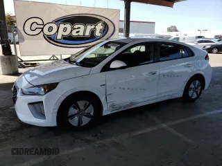 2020 Hyundai Ioniq Blue with VIN KMHC65LC6LU214918, listed as a Copart auction lot 57986465 with 297,217 mi miles and Salvage title. Bid and sale history available at DreamBid. Image 1.