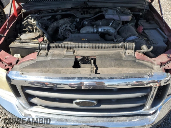 2003 Ford Super Duty F-250 XL with VIN 1FTNW20PX3EB63548, listed as a Copart auction lot 47360185 with 231,403 mi miles and Salvage Title. Bid and sale history available at carsss.com. Image 11.