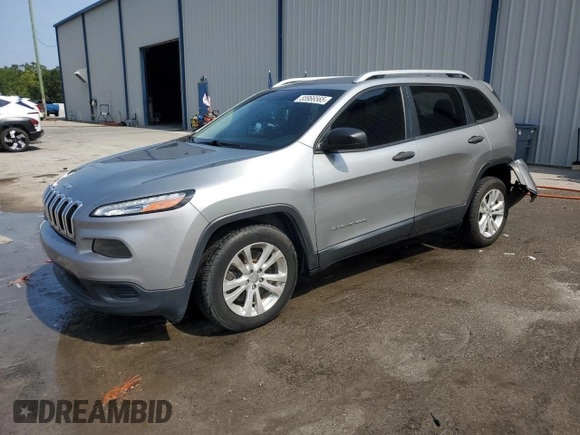 2015 Jeep Cherokee Sport z VIN 1C4PJLAB9FW731898, wystawiony jako Copart lot #55966565 z przebiegiem 114 137 mil mil oraz Szkoda całkowita • Salvage title. Historia ofert i sprzedaży dostępna na DreamBid. Obrazek 1.