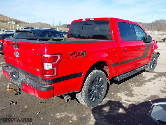 2018 Ford F-150 XL with VIN 1FTEW1EG4JFD82368, listed as a IAAI auction lot 41652410 with 78,663 mi miles. Bid and sale history available at carsss.com. Image 4.
