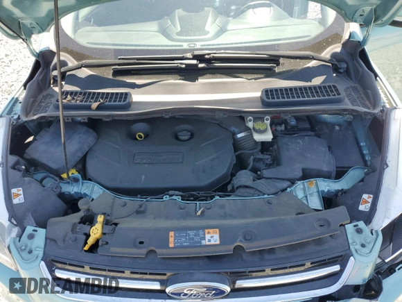 2013 Ford Escape Titanium with VIN 1FMCU0J95DUD15353, listed as a Copart auction lot 53604625 with 49,652 mi miles and Salvage Title. Bid and sale history available at carsss.com. Image 12.