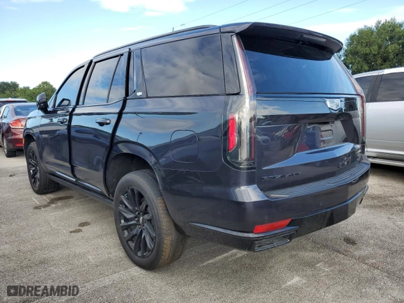 2023 Cadillac Escalade 4WD Sport with VIN 1GYS4FKL4PR268041, listed as a Copart auction lot 73875404 with 0 mi miles and Non Repairable. Bid and sale history available at carsss.com. Image 2.