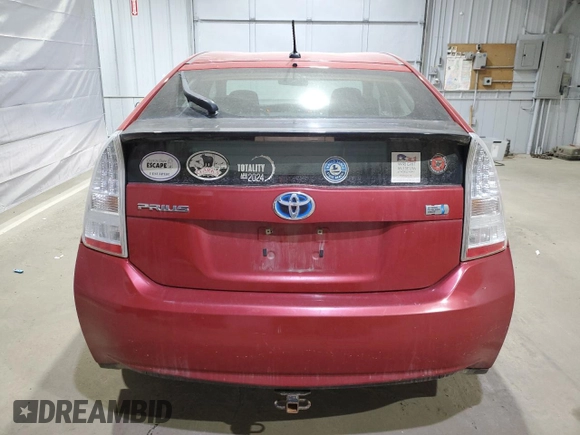 2010 Toyota Prius II with VIN JTDKN3DU6A0146333, listed as a Copart auction lot 55279785 with 234,238 mi miles and Clean Title. Bid and sale history available at carsss.com. Image 6.