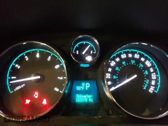 2012 Chevrolet Captiva Sport LTZ with VIN 3GNFL4E5XCS609095, listed as a Copart auction lot 77334734 with 163,078 mi miles and Salvage Title. Bid and sale history available at DreamBid. Image 9.
