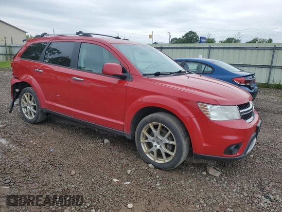 2018 Dodge Journey R/T with VIN 3C4PDDFG9JT477013, listed as a Copart auction lot 59597695 with 151,102 mi miles and Salvage title. Bid and sale history available at DreamBid. Image 4.