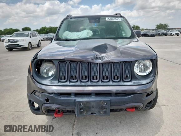 2016 Jeep Renegade Trailhawk with VIN ZACCJBCT7GPD48085, listed as a Copart auction lot 61563515 with 205,070 mi miles and Salvage title. Bid and sale history available at DreamBid. Image 5.
