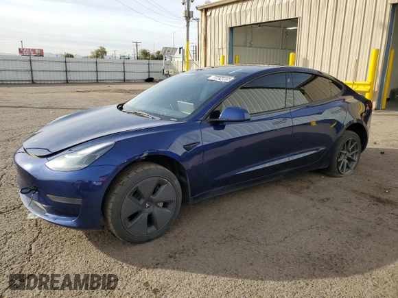 2023 Tesla Model 3 with VIN 5YJ3E1EA5PF449028, listed as a Copart auction lot 88924805 with 55,350 mi miles and Clean Title. Bid and sale history available at DreamBid. Image 1.