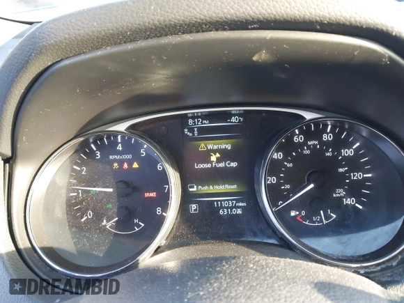 2014 Nissan Rogue SL with VIN 5N1AT2MV7EC868186, listed as a IAAI auction lot 41758363 with 111,037 mi miles. Bid and sale history available at carsss.com. Image 7.