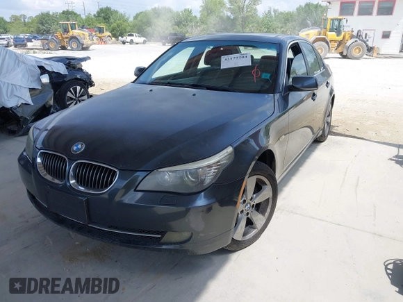 2008 BMW 5 Series 528xi with VIN WBANV13548CZ52379, listed as a IAAI auction lot 42179204 with 152,814 mi miles. Bid and sale history available at carsss.com. Image 2.