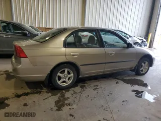 2003 Honda Civic DX with VIN 2HGES16483H927393, listed as a Copart auction lot 79415054 with 218,297 mi miles and Salvage Title. Bid and sale history available at carsss.com. Image 3.
