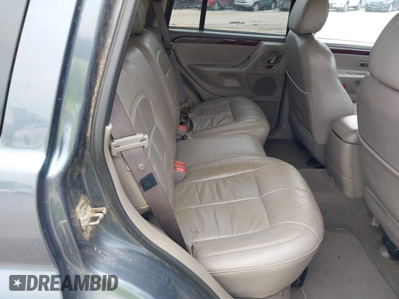 2002 Jeep Grand Cherokee Limited with VIN 1J4GW58NX2C184028, listed as a IAAI auction lot 42503836 with 121,193 mi miles and . Bid and sale history available at DreamBid. Image 8.