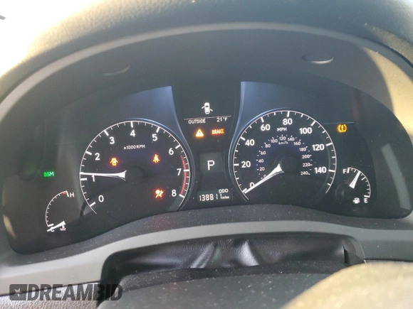 2014 Lexus RX 350 with VIN 2T2BK1BA2EC241548, listed as a Copart auction lot 42187935 with 138,811 mi miles and Salvage Title. Bid and sale history available at DreamBid. Image 9.