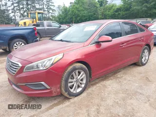 2016 Hyundai Sonata SE with VIN 5NPE24AFXGH424650, listed as a IAAI auction lot 42192639 with 126,632 mi miles and . Bid and sale history available at carsss.com. Image 17.