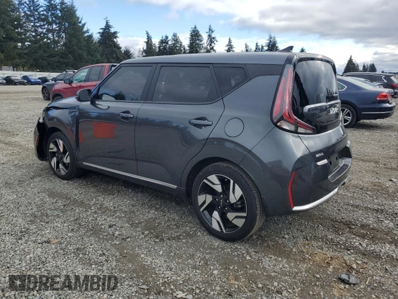 2023 Kia Soul GT-Line with VIN KNDJ53AU8P7882125, listed as a Copart auction lot 47674715 with 19,914 mi miles and Salvage Title. Bid and sale history available at carsss.com. Image 2.