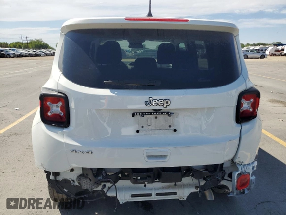 2023 Jeep Renegade Latitude with VIN ZACNJDB12PPP13886, listed as a Copart auction lot 62544405 with 4,669 mi miles and Clean title. Bid and sale history available at DreamBid. Image 6.