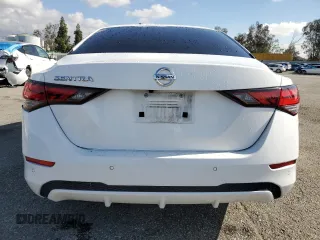 2020 Nissan Sentra S with VIN 3N1AB8BV4LY220180, listed as a Copart auction lot 47494095 with 128,687 mi miles and Salvage Title. Bid and sale history available at carsss.com. Image 6.