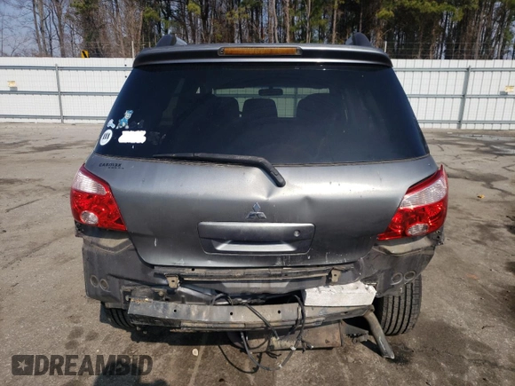 2005 Mitsubishi Outlander LS with VIN JA4LX31F85U031682, listed as a Copart auction lot 43630895 with 151,270 mi miles and Salvage Title. Bid and sale history available at carsss.com. Image 6.