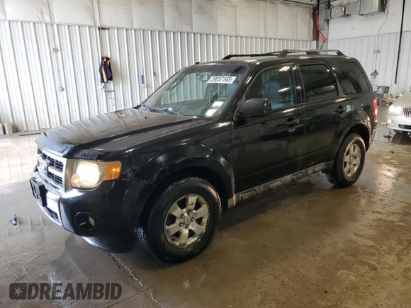 2010 Ford Escape Limited with VIN 1FMCU9EG3AKC87458, listed as a Copart auction lot 59057165 with 110,611 mi miles and Non repairable. Bid and sale history available at DreamBid. Image 1.