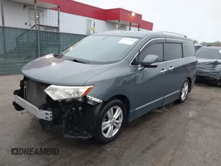2012 Nissan Quest SL with VIN JN8AE2KP0C9043348, listed as a IAAI auction lot 41996448 with 114,667 mi miles and . Bid and sale history available at carsss.com. Image 2.