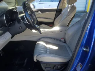 2019 Genesis G70 Advanced with VIN KMTG34LE2KU017061, listed as a Copart auction lot 46346405 with 95,592 mi miles and Salvage title. Bid and sale history available at DreamBid. Image 7.