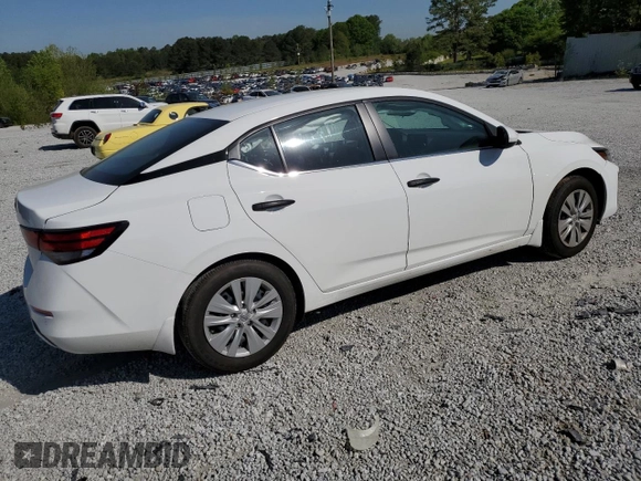 2025 Nissan Sentra S z VIN 3N1AB8BV2SY264239, wystawiony jako Copart lot #53514905 z przebiegiem 2431 mil mil oraz Szkoda całkowita • Salvage title. Historia ofert i sprzedaży dostępna na DreamBid. Obrazek 3.