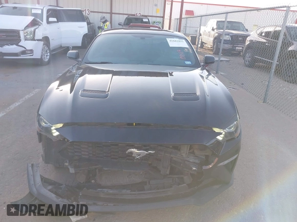 2019 Ford Mustang EcoBoost with VIN 1FA6P8TH1K5168568, listed as a IAAI auction lot 41681821 with 116,302 mi miles and . Bid and sale history available at carsss.com. Image 12.