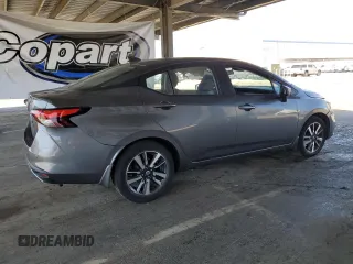 2021 Nissan Versa SV with VIN 3N1CN8EV7ML838541, listed as a Copart auction lot 61648435 with 24,099 mi miles and Salvage title. Bid and sale history available at DreamBid. Image 3.