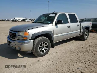 2006 GMC Sierra 1500 SLT with VIN 2GTEK13NX61274770, listed as a Copart auction lot 71435414 with 225,057 mi miles and Salvage Title. Bid and sale history available at carsss.com. Image 1.