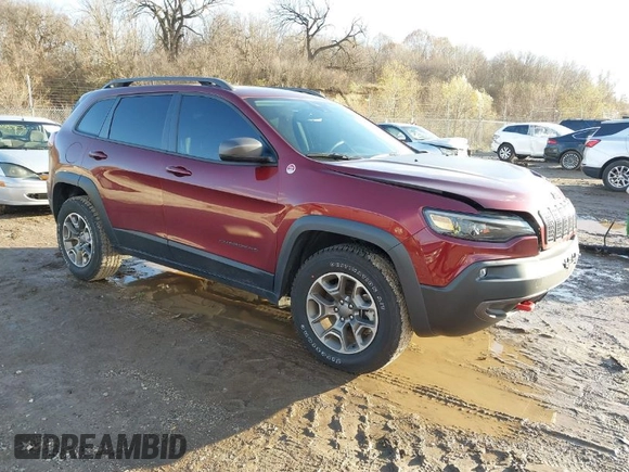 2021 Jeep Cherokee Trailhawk с VIN 1C4PJMBX5MD193290, выставлен на аукционе IAAI как лот 40903042 с пробегом 54 239 миль миль и . История ставок и продаж доступна на DreamBid. Изображение 1.