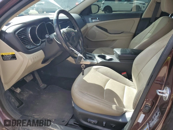 2012 Kia Optima EX with VIN 5XXGN4A74CG037395, listed as a Copart auction lot 49494385 with 124,661 mi miles and Salvage Title. Bid and sale history available at carsss.com. Image 7.