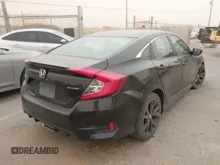 2019 Honda Civic Sedan Sport with VIN 19XFC2F85KE007482, listed as a IAAI auction lot 41545624 with 86,327 mi miles. Bid and sale history available at carsss.com. Image 4.