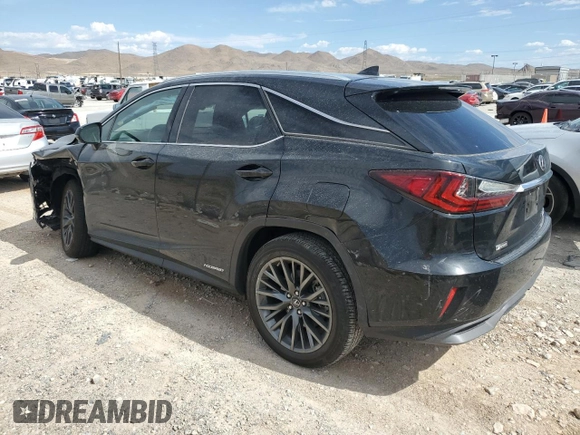 2017 Lexus RX with VIN 2T2BGMCA8HC017268, listed as a Copart auction lot 53266493 with 63,539 mi miles and Salvage Title. Bid and sale history available at carsss.com. Image 2.