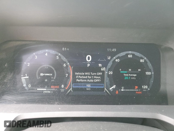 2024 Toyota Tacoma SR5 z VIN 3TMLB5JN2RM017259, wystawiony jako Copart lot #55850015 z przebiegiem 29 596 mil mil oraz Szkoda całkowita • Salvage title. Historia ofert i sprzedaży dostępna na DreamBid. Obrazek 9.