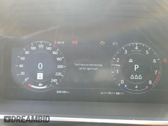 2021 Land Rover Range Rover Sport HSE Silver Edition with VIN SALWR2SU4MA776331, listed as a Copart auction lot 71182984 with 36,140 mi miles and Salvage title. Bid and sale history available at DreamBid. Image 9.