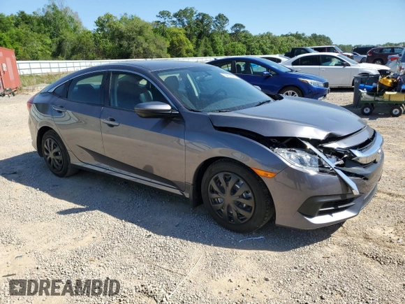 2016 Honda Civic Sedan LX with VIN 19XFC2F50GE008570, listed as a Copart auction lot 52516505 with 193,637 mi miles and Salvage Title. Bid and sale history available at carsss.com. Image 4.