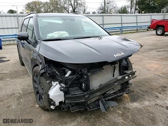 2023 Kia Carnival SX Prestige with VIN KNDNE5H32P6221299, listed as a Copart auction lot 45847354 with 20,669 mi miles and Salvage Title. Bid and sale history available at carsss.com. Image 12.