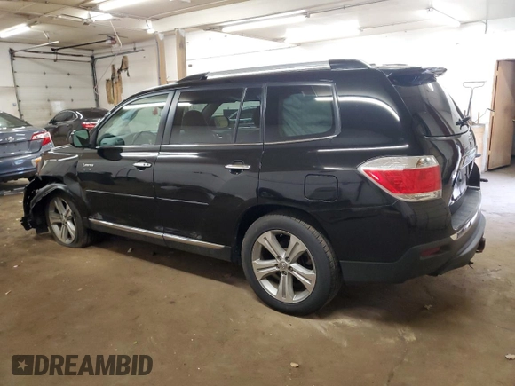 2012 Toyota Highlander Limited with VIN 5TDDK3EH3CS125295, listed as a Copart auction lot 60117725 with 176,911 mi miles and Salvage title. Bid and sale history available at DreamBid. Image 2.