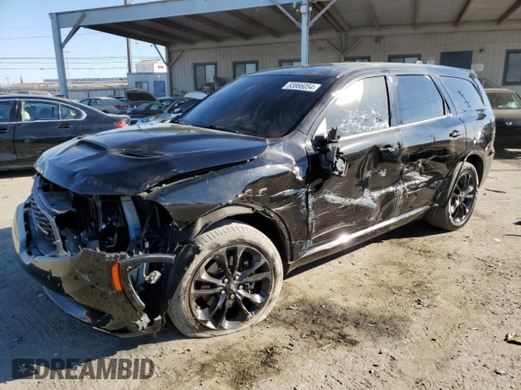 2022 Dodge Durango GT Plus with VIN 1C4RDHDG5NC198677, listed as a Copart auction lot 83866054 with 36,002 mi miles and Salvage Title. Bid and sale history available at DreamBid. Image 1.