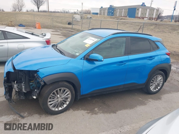 2020 Hyundai Kona SEL with VIN KM8K22AA2LU474451, listed as a IAAI auction lot 41707366 with 40,329 mi miles. Bid and sale history available at carsss.com. Image 15.