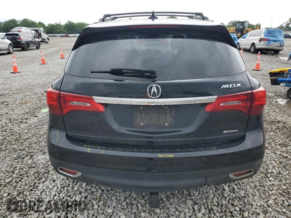 2014 Acura MDX Advance with VIN 5FRYD4H81EB017079, listed as a Copart auction lot 59939905 with 189,441 mi miles and Salvage title. Bid and sale history available at DreamBid. Image 6.